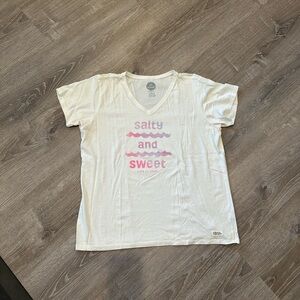 Life is Good Salty and Sweet Crusher Tee Size XL